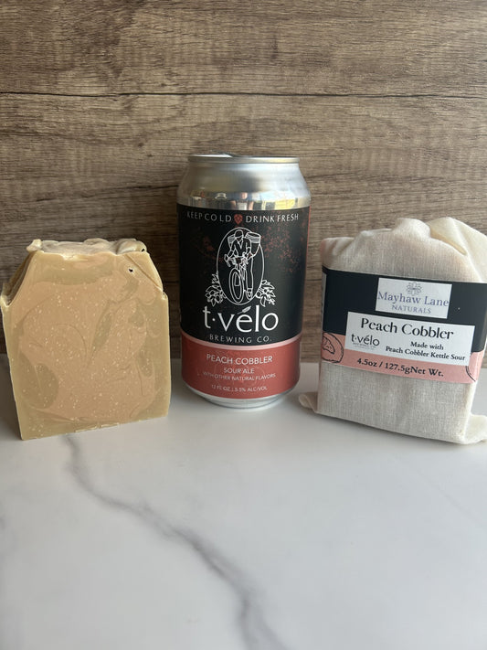 Peach Cobbler - Beer Soap